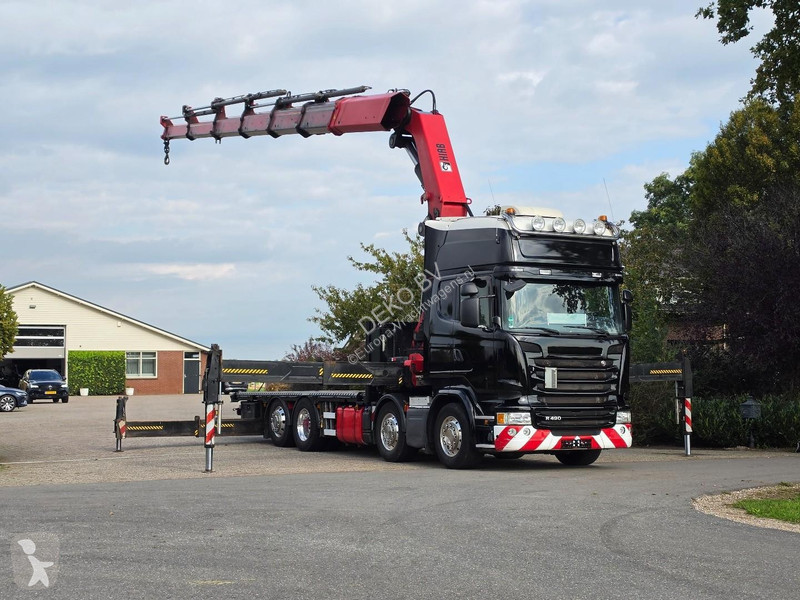 Lastbil Scania R490 8x2 EURO6!! HIAB 85TM!...