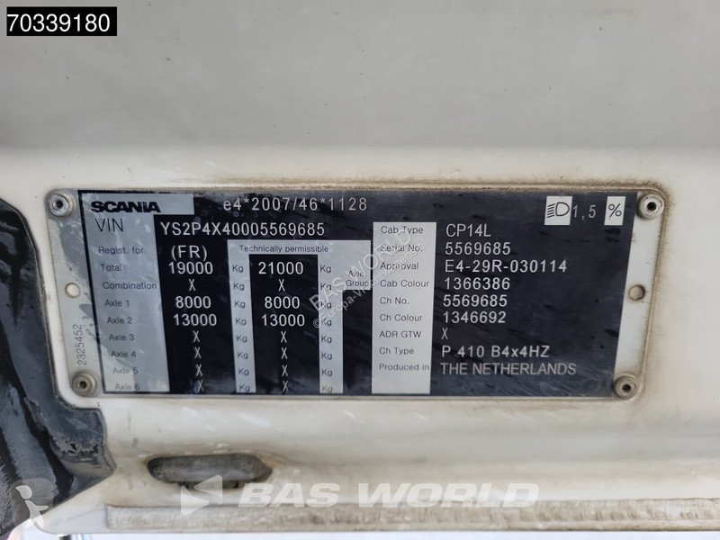 Kamion Scania 410 4X4 4x4 chassis 3950mm...