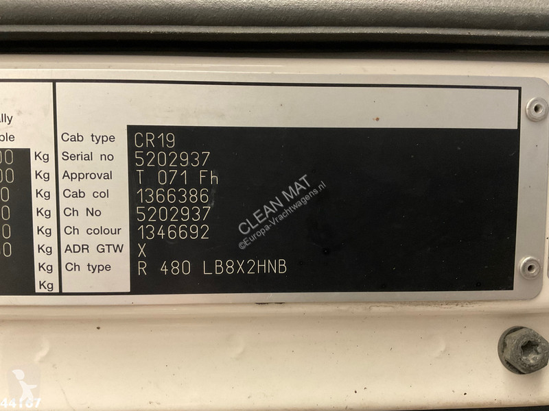 Camion Scania 480 Amco Veba 95 Tometer...