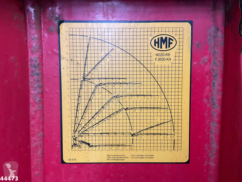 Camion DAF FAQ  510 8x2 Euro 6 HMF 40 Tonmeter...