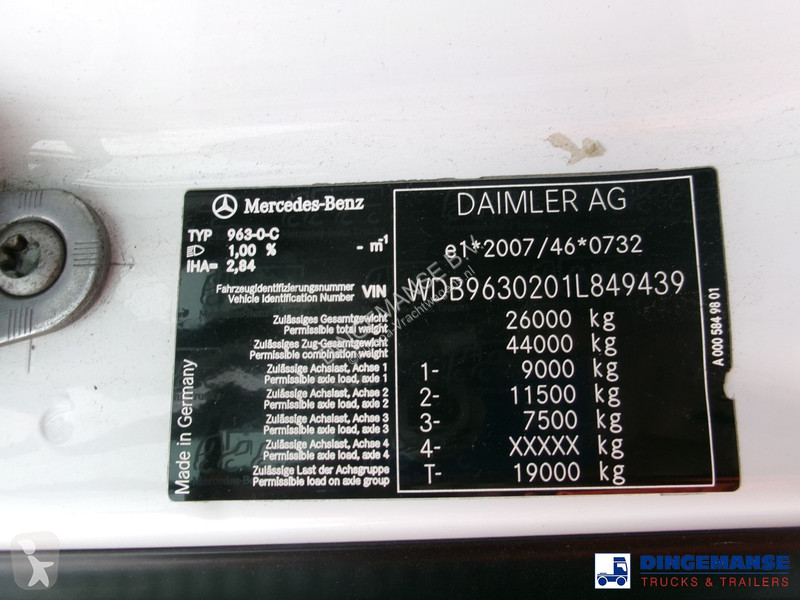 Camion Mercedes 2533L 6x2 Euro 6 curtain sider