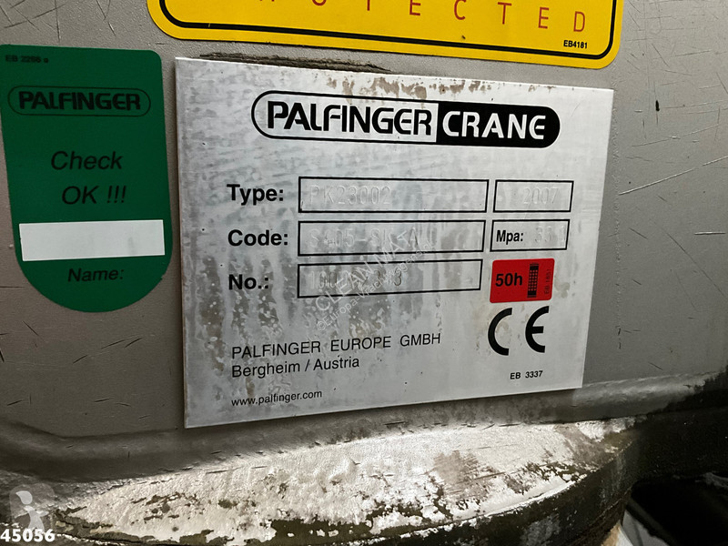 Lastbil MAN TGA Palfinger 23 Tonmeter laadkraan