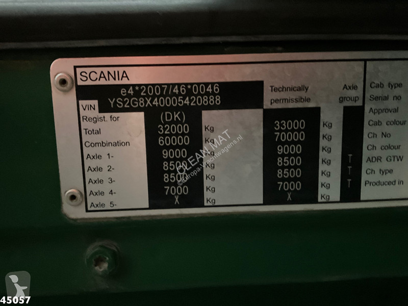 Camion Scania 490 8x4 Euro 6 Hiab 24 Tonmeter...