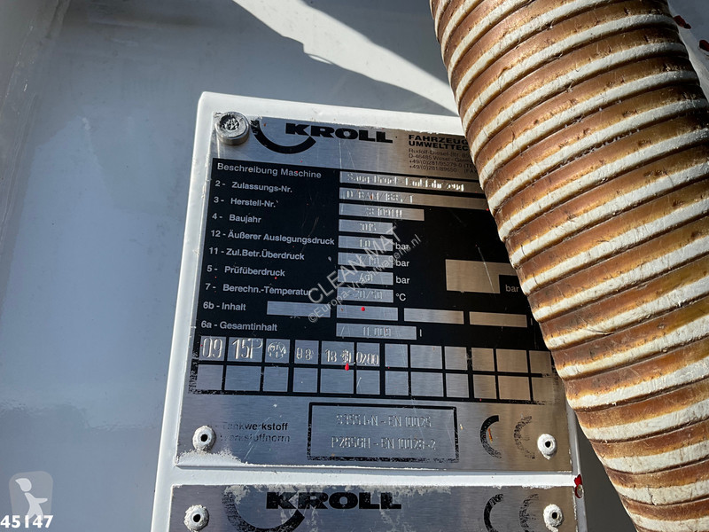 Lastbil MAN TGS Euro 6 Kroll 11m³ Riool Combi