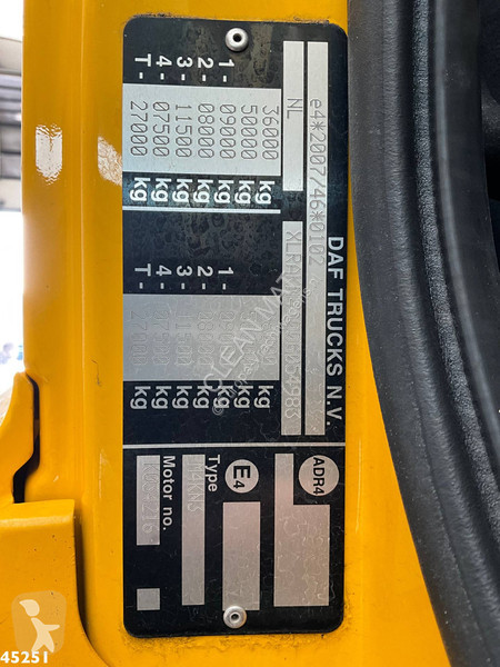 Camion DAF Q СF 400 8x2 Euro 6 Hiab 24 Tonmeter...