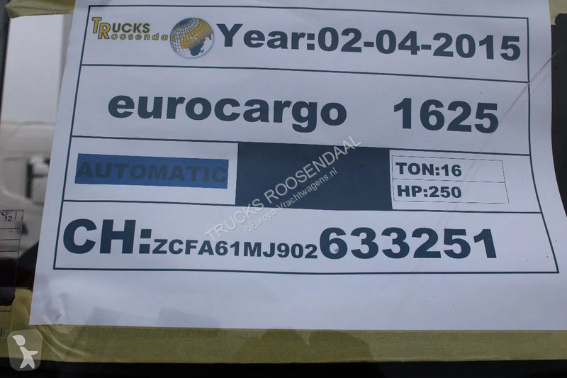 Kamion Iveco 160e25 + lift + euro 6