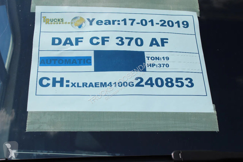Kamion DAF 370 + euro 6 + ssc + full option