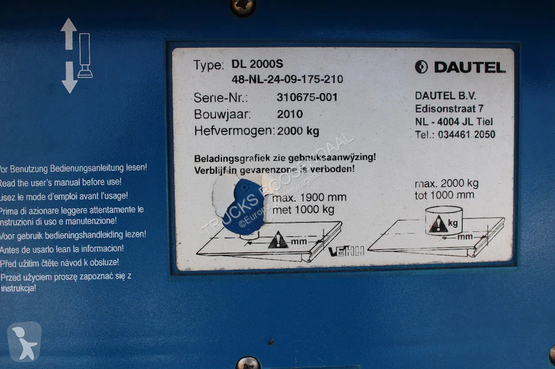Camion Mercedes 1222 + carrier + lift + EURO 5