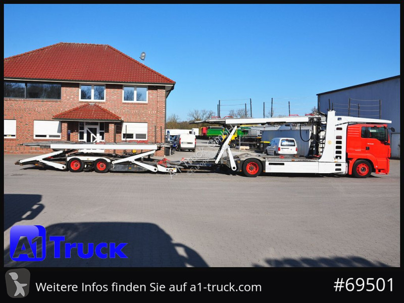 شاحنة MAN 18.400 TGX, Autotransporter Kässbohrer,
