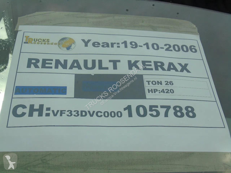 شاحنة Renault 420 DCI + MANUAL + SPRING + 6X4 +...