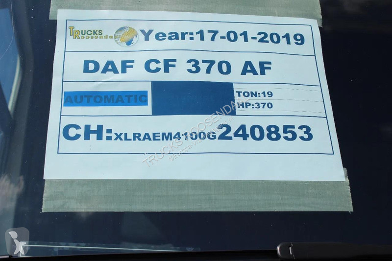شاحنة DAF 370 FA 370 + euro 6 + ssc + full option