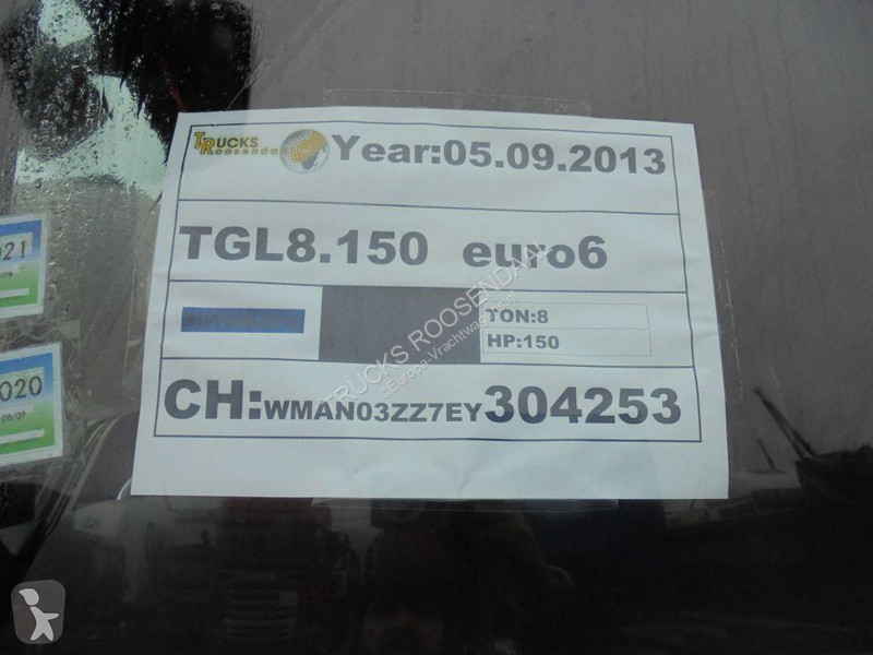شاحنة MAN TGL + Euro 6 + Hooksystem + box +...