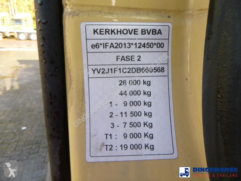 Lastbil Volvo 6x2 Euro 5 AJK container hook 20t