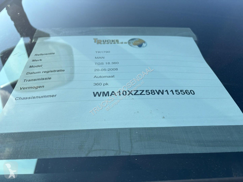 شاحنة MAN 18.360 + ISOLATION FABRIC INCL....