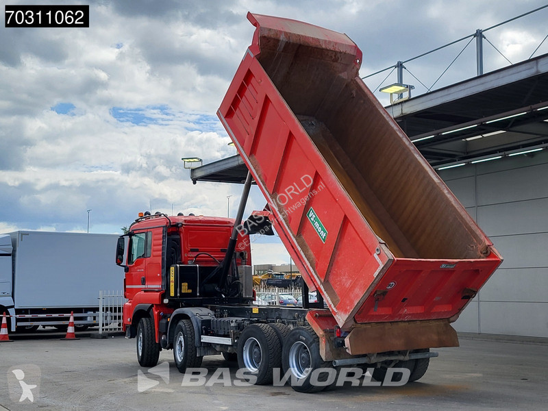شاحنة MAN 41.510  8X4 17m3 tipper Full Steel...