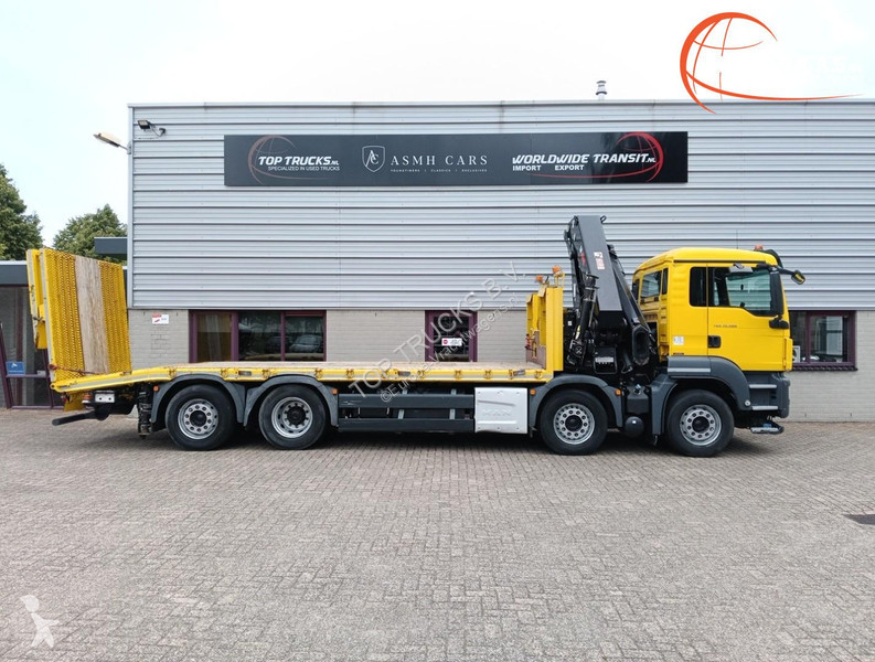 Nosič strojů MAN 35.500 8x2 - Hiab 37.7TM...