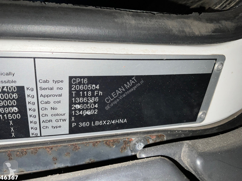 شاحنة Scania 360 Euro 5 8x2 Hiab 28 Tonmeter...