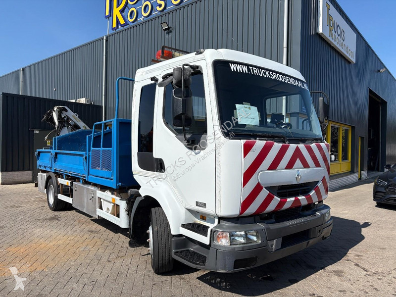 شاحنة Renault 220 + PALFINGER PK 6001 + tipper...