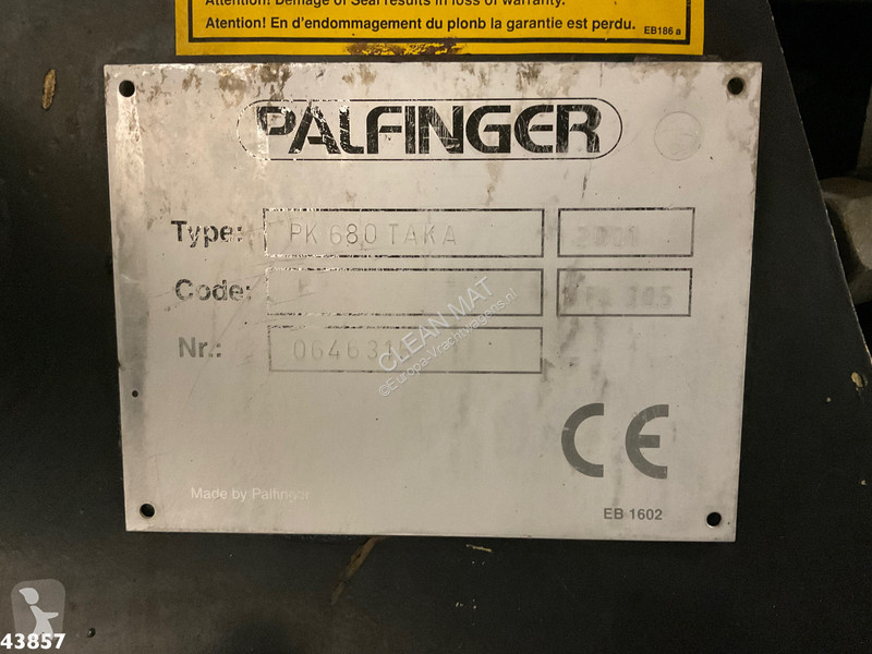 Lastbil MAN 6x6 Full Steel Manual Palfinger 68...