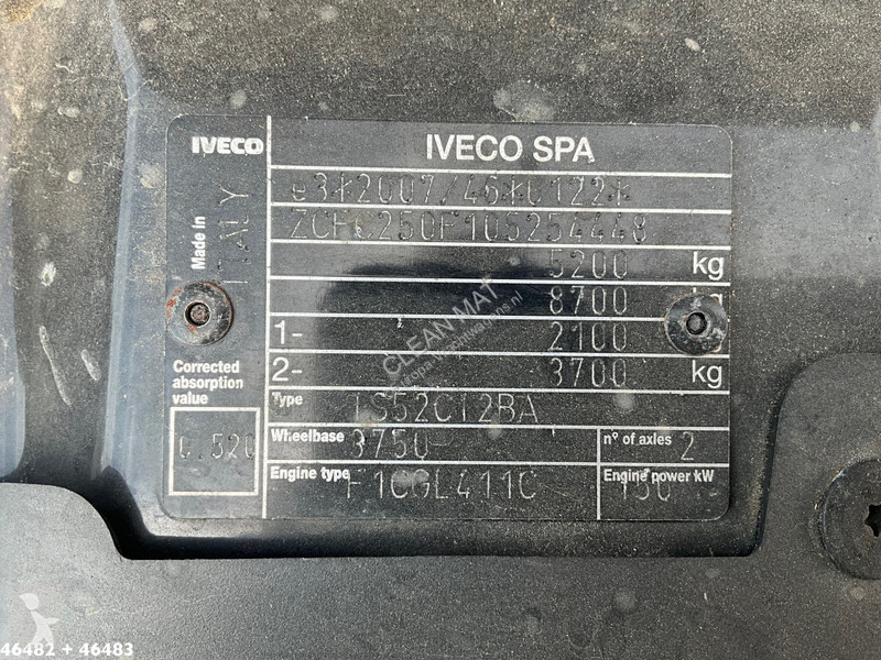 شاحنة Iveco 50C21 + Kuiper KPRO54 gesloten...