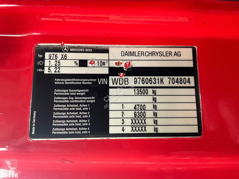 شاحنة Mercedes 1425 Gemco Brandweer /...
