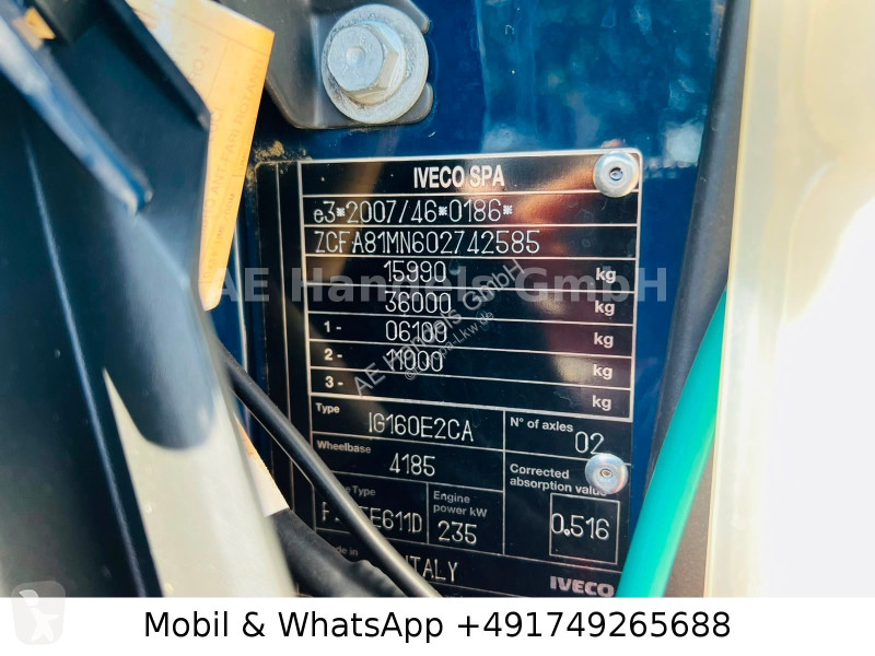 شاحنة Iveco 160-320 BL Fassi F125A *Funk/ACC/Klima