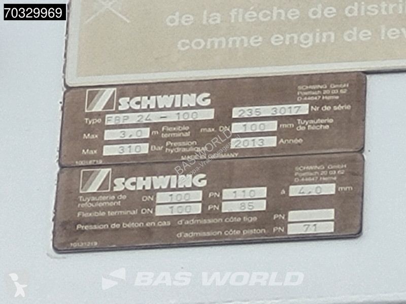 شاحنة Mercedes 3241 8X4 Schwing Stetter FBP...