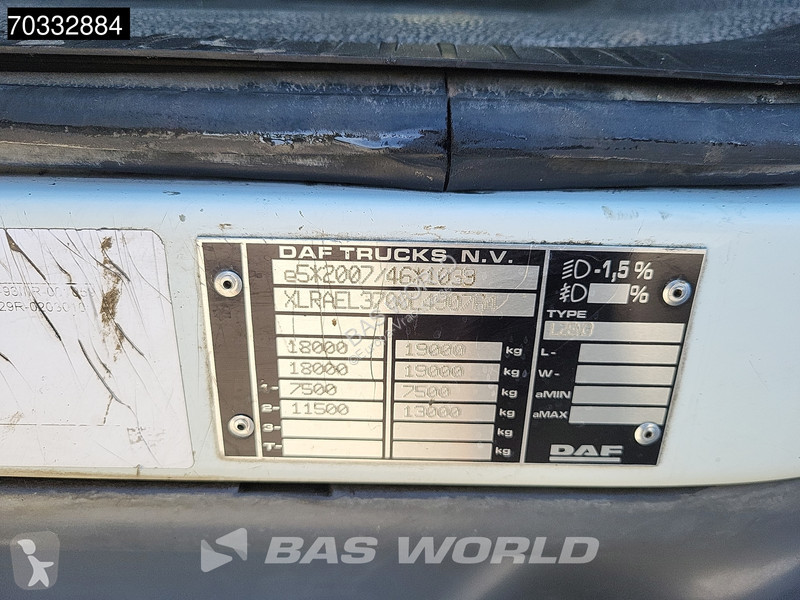 شاحنة DAF 290 4X2 19tonner 2000kg Ladebordwand...