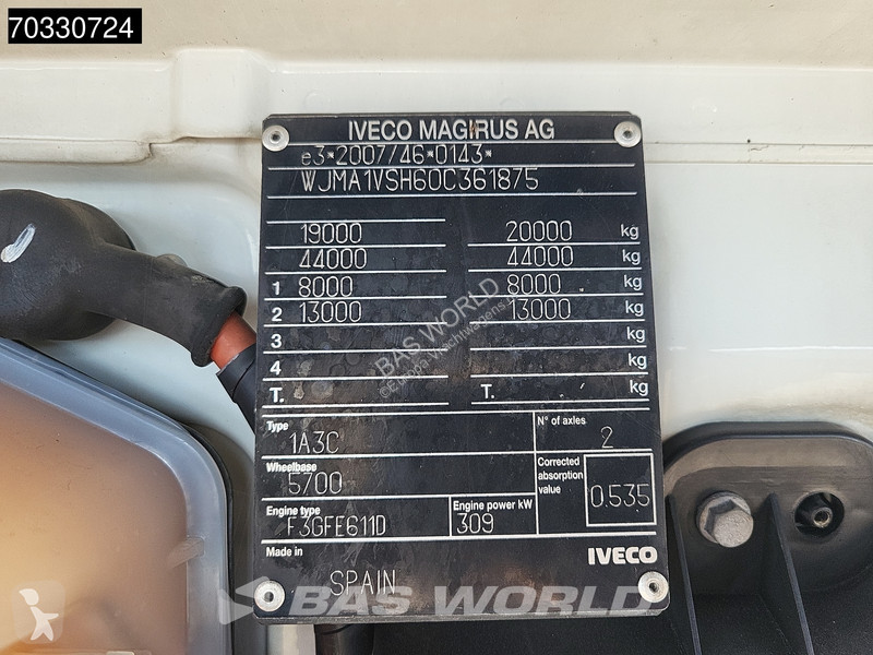 شاحنة Iveco 420 4X2 1500kg Ladebordwand...