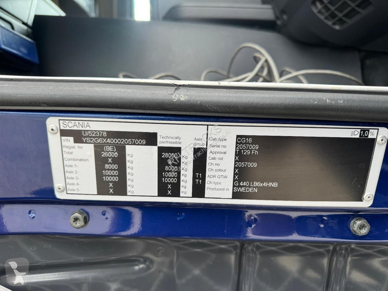 شاحنة Scania G440 6X4 EURO 5 + PM 22SP + REMOTE...