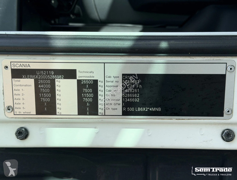Camión Scania R500 V8 EURO 5 FU AIR 6X2 FU ADR...