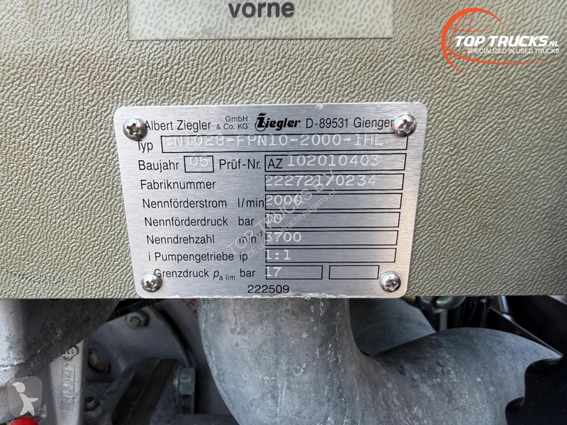 Kamion Mercedes 1528 F 1600 L - Ziegler Pump -...