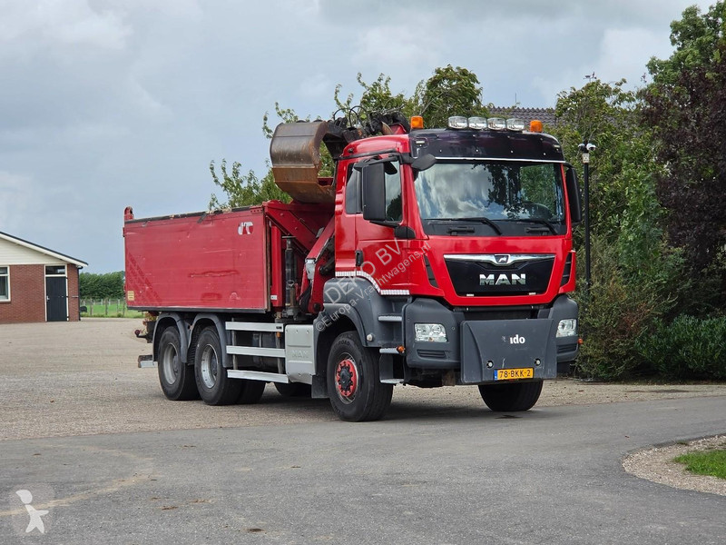 Camión MAN 420 !!6X6!! Z-CRANE TIPPER NL TRUCK...