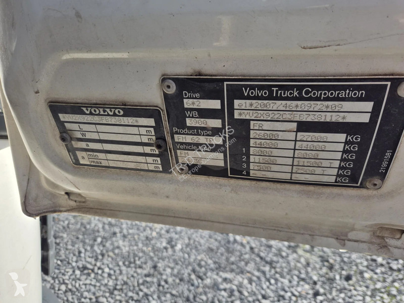 Teherautó Volvo FMX 370 16000L INSULATED INOX...