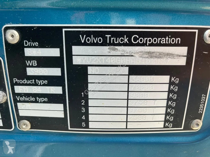 Kamion Volvo 500 8X4 TRIDEM + PALFINGER PK...