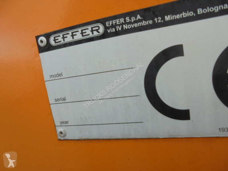 Camion Mercedes 1846 + Euro 5 + EFFER 250 Crane...