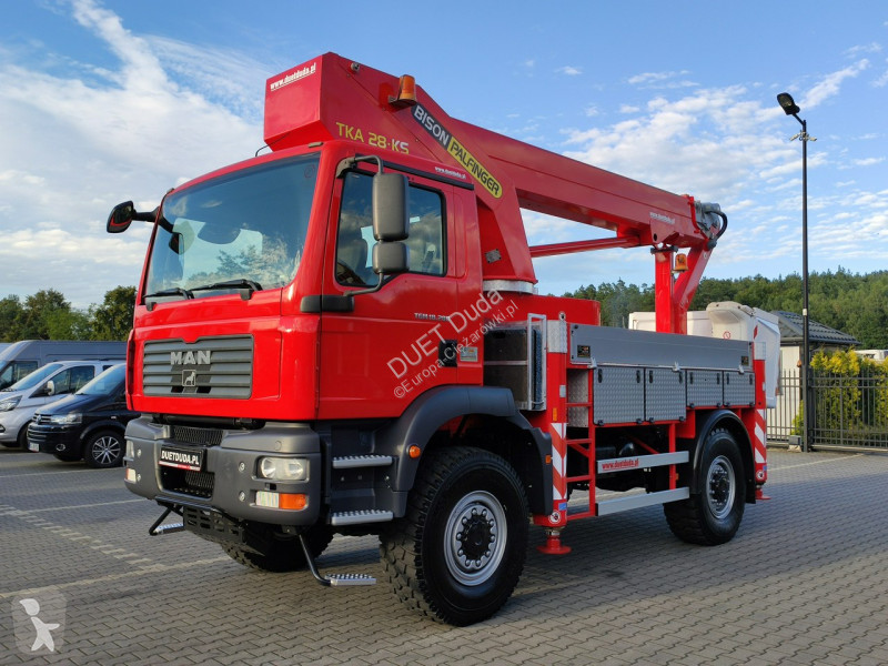 Camion MAN TGM 4x4 Zwyżka Bison Palfinger TKA...