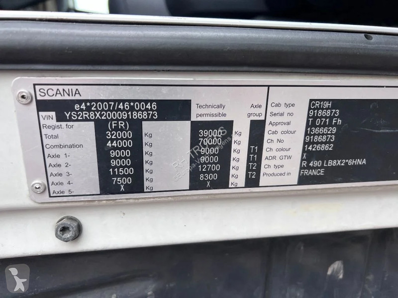 Camion Scania 490 8X2 EUO 6 + EFFE 1750/4S + EMOTE