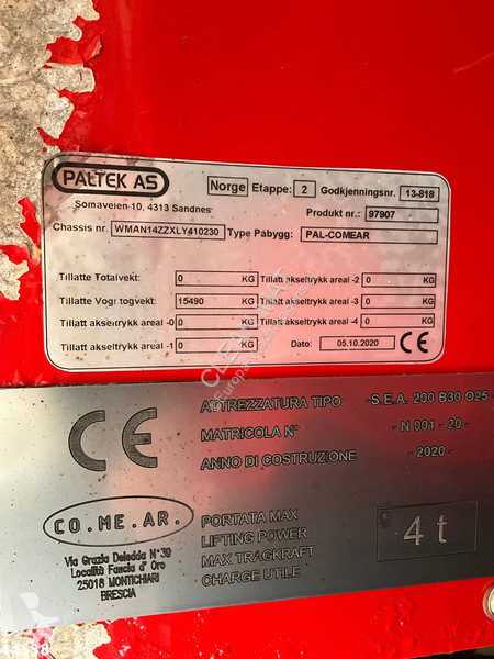 Vrachtwagen MAN 12.250 Euro 6 Bergingsvoertuig