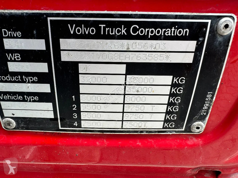 Camion Volvo 460 8X4 PALFINGER PK53002 + FLY...