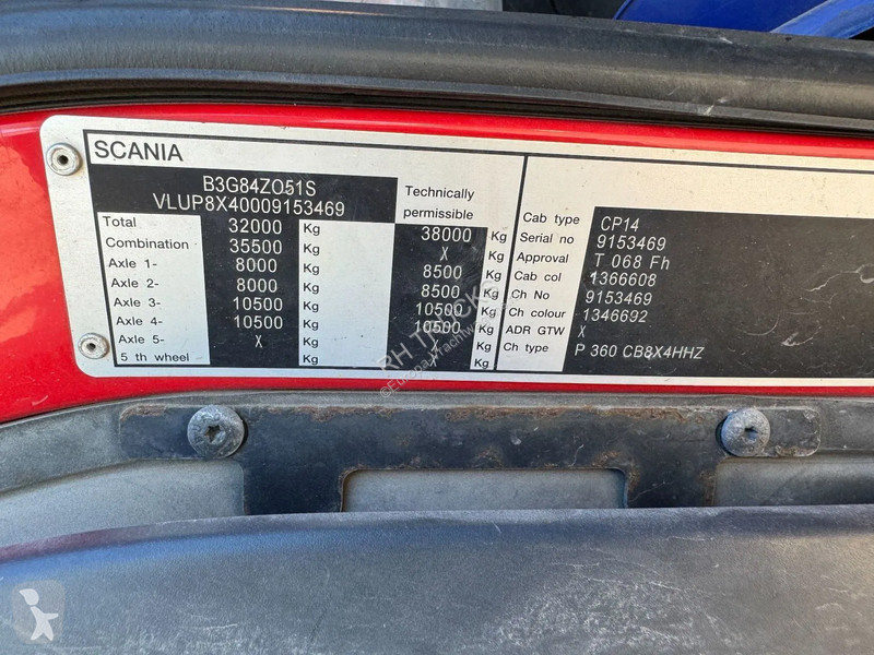 Kamion Scania P360 8X4 - EURO 5 + PAFINGER...