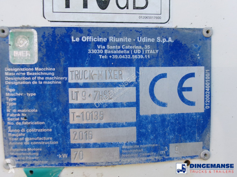Lastbil MAN 32.360 8X4 Euro 6 Imer concrete...