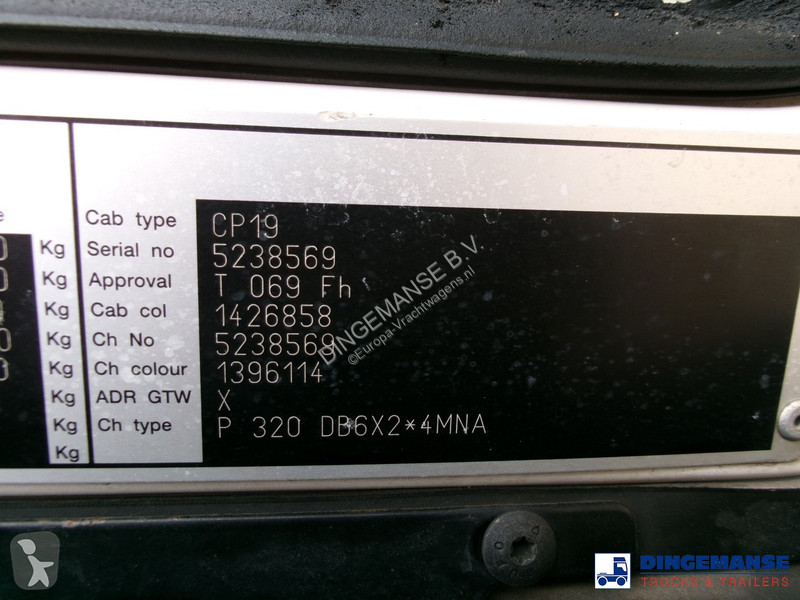 Camion Scania 320 6X2 RHD Argon gas tank 13.2 m3