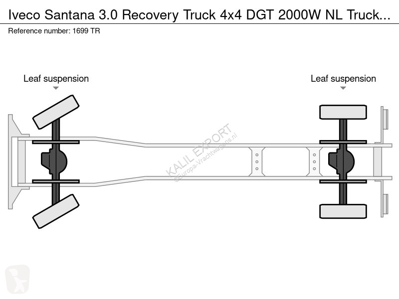 Camion Iveco Santana 3.0 Recovery Truck 4x4 DGT...