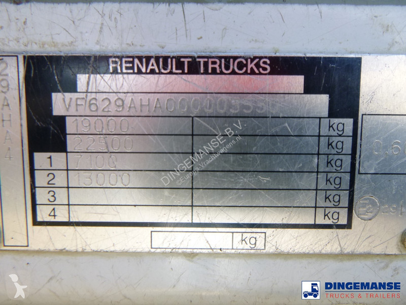 Lastbil Renault 280 dxi 4x2 gas tank 19.2 m3