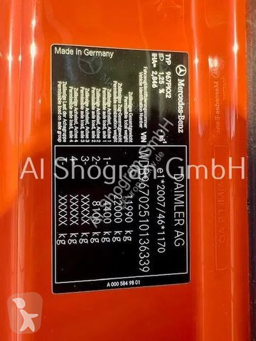 Kamion Mercedes 1218 BDF Koffer/Voll...