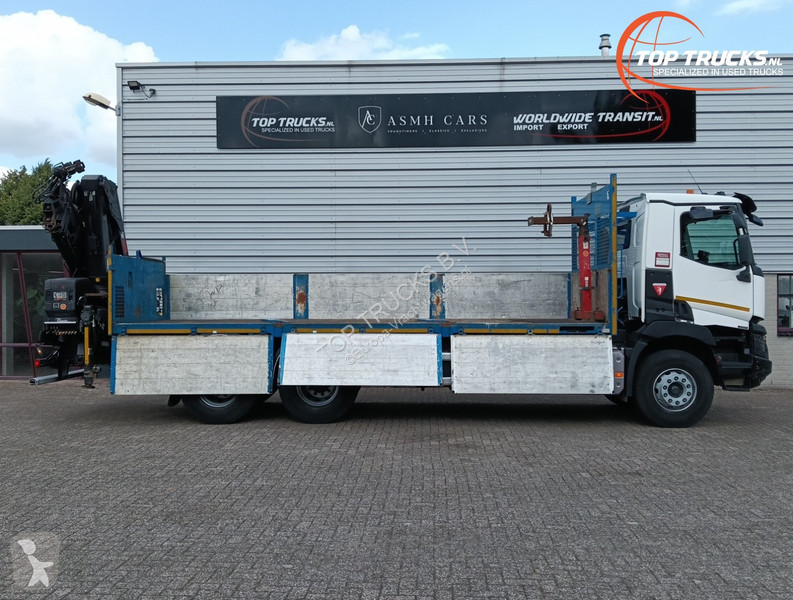 Vrachtwagen Renault C 430 6x4 -18 TM HIAB...
