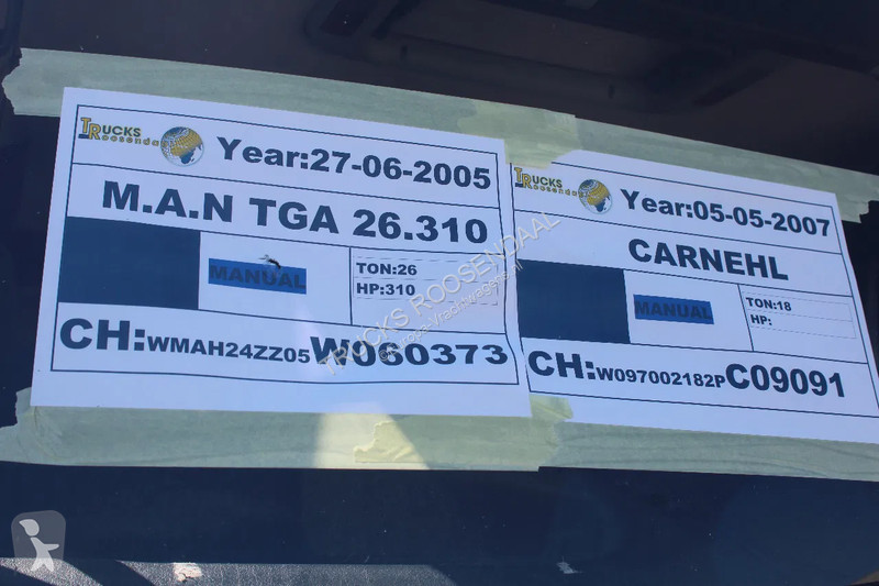 Camion MAN 26.310 + LINDHOFF EN LINNE 6M3 +...