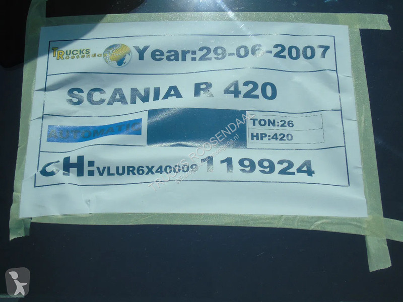 Kamion Scania R reserved 420 + PAFINGER 72002 +...