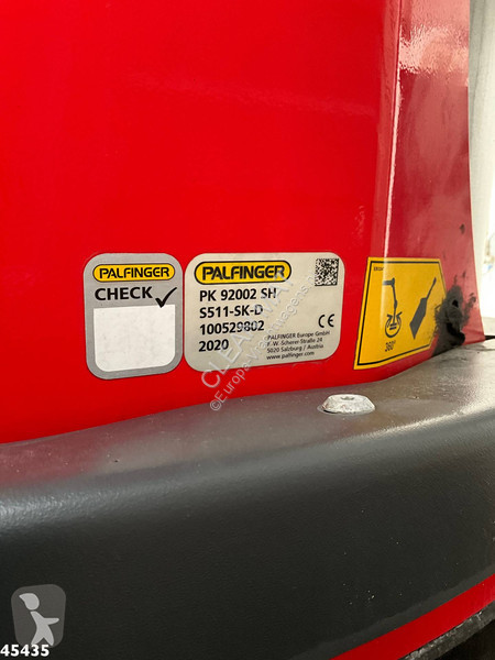 Kamion Volvo 8x4 Euro 6 Palfinger 92 Tonmeter...
